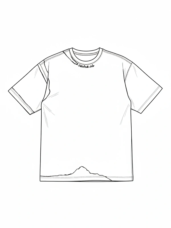 shirt线稿